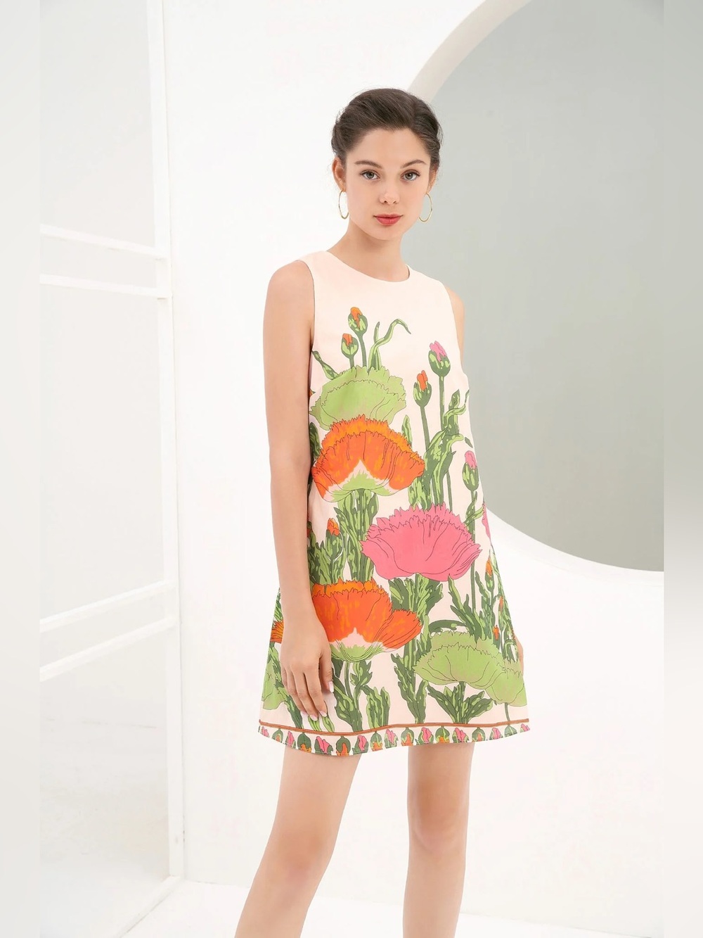 NWT Julie Brown New York Ellis Bali Floral Shift Dress.